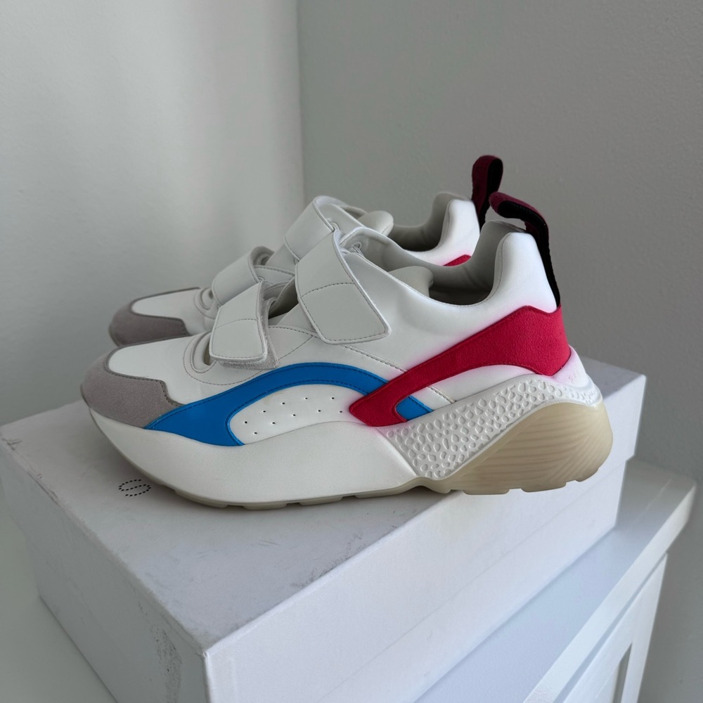 Like New Stella McCartney Velcro Sneakers, Size 40C